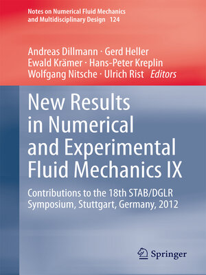 cover image of New Results in Numerical and Experimental Fluid Mechanics IX